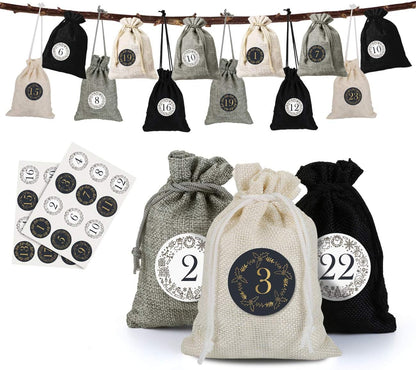 🎁 Adventskalender Säckchen (24er Set) (100% off)