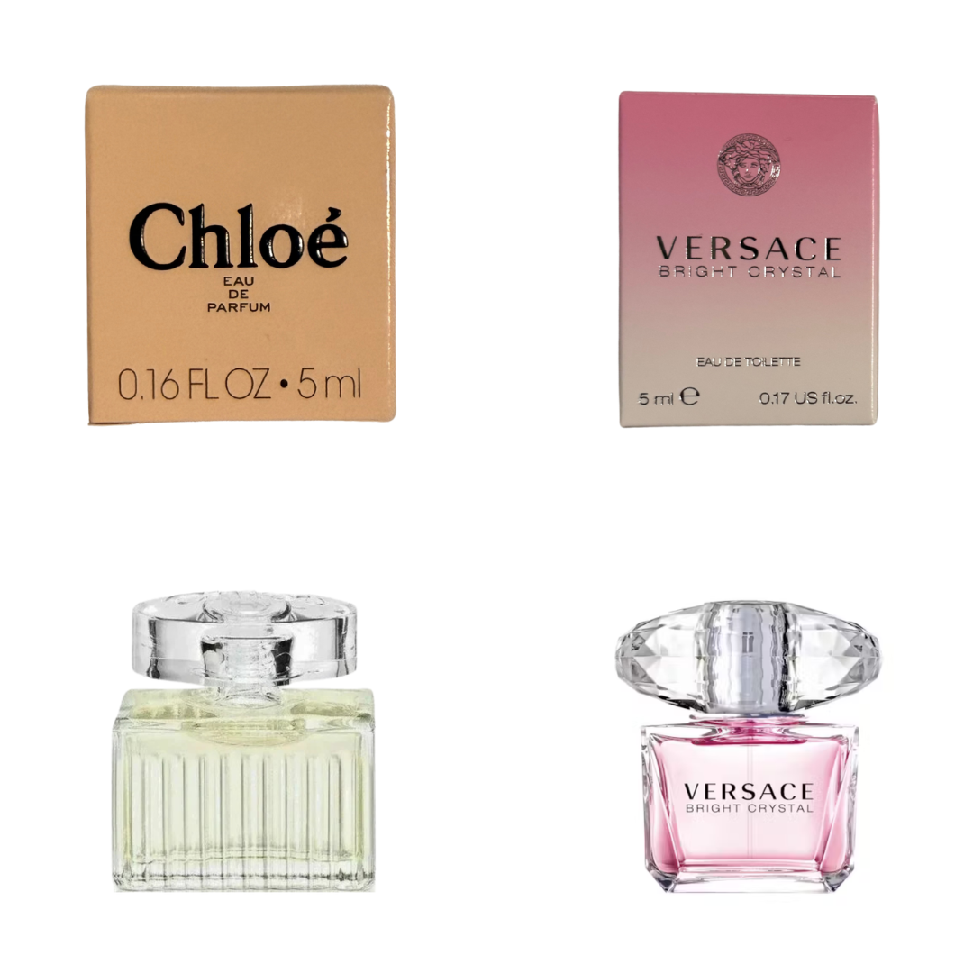 5ml Miniaturflakon Bundle Chloé X Versace Bright Crystal
