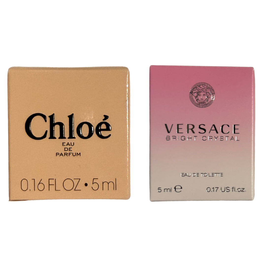 5ml Miniaturflakon Bundle Chloé X Versace Bright Crystal