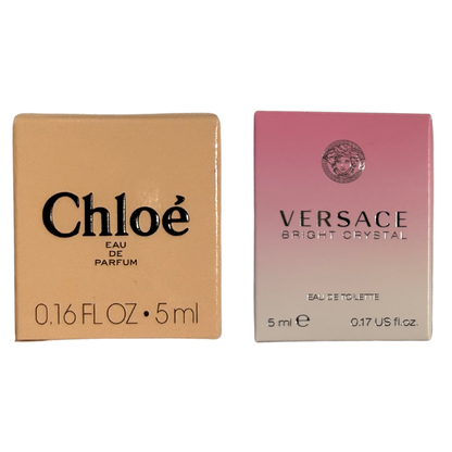 5ml Miniaturflakon Bundle Chloé X Versace Bright Crystal